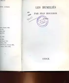 Couverture du produit · LES HUMILIES