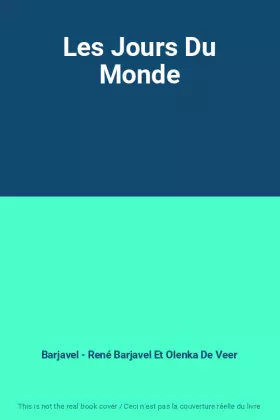 Couverture du produit · Les Jours Du Monde