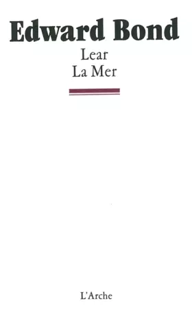 Couverture du produit · Lear, suivi de "La mer"