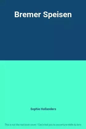 Couverture du produit · Bremer Speisen