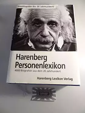 Couverture du produit · Harenberg Personenlexikon. 4000 Biografien aus dem 20. Jahrhundert