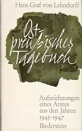 Couverture du produit · Ostpreussisches Tagebuch