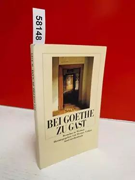 Couverture du produit · Bei Goethe zu Gast: Besucher in Weimar