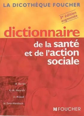 Couverture du produit · Dictionnaire de la santé et de l'action sociale