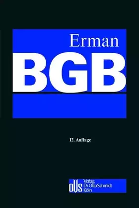 Couverture du produit · BGB: Handkommentar mit AGG| EGBGB| ErbbauRG| HausratsVO| LPartG| ProdHaftG| UKlaG| VAHRG und WEG