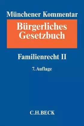 Couverture du produit · Münchener Kommentar zum Bürgerlichen Gesetzbuch Bd. 9: Familienrecht II, §§ 1589-1921, SGB VIII