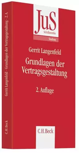 Couverture du produit · Grundlagen der Vertragsgestaltung (JuS-Schriftenreihe/Studium, Band 152)