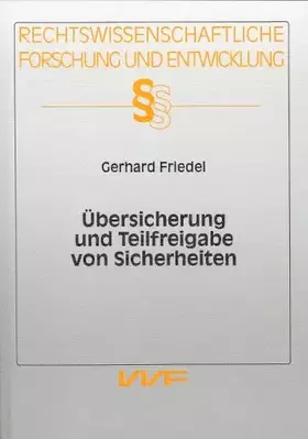Couverture du produit · Übersicherung und Teilfreigabe von Sicherheiten