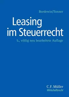 Couverture du produit · Leasing im Steuerrecht (C.F. Müller Wirtschaftsrecht)