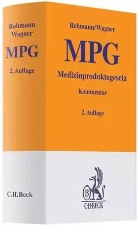 Couverture du produit · Medizinproduktegesetz (MPG) (Gelbe Erläuterungsbücher)