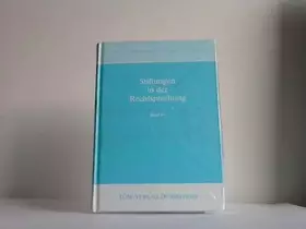 Couverture du produit · Stiftungen in der Rechtsprechung (Bd. IV)