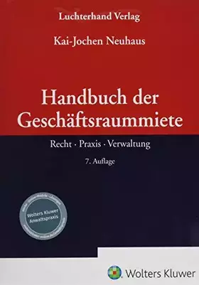 Couverture du produit · Handbuch der Geschäftsraummiete: Recht, Praxis, Verwaltung