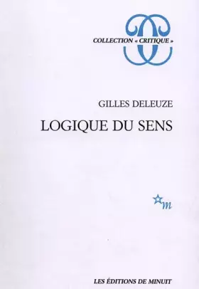Couverture du produit · LOGIQUE DU SENS