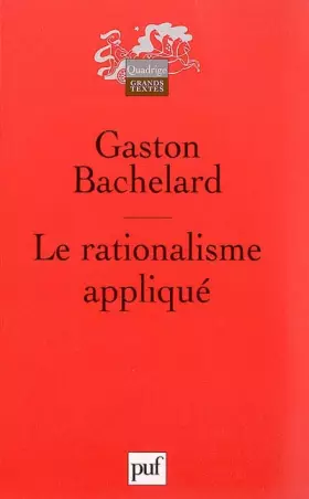 Couverture du produit · Le Rationalisme appliqué