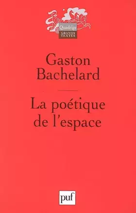 Couverture du produit · La Poétique de l'espace