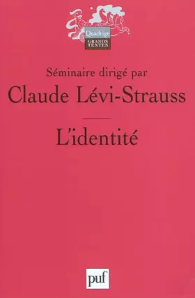 Couverture du produit · L'identité