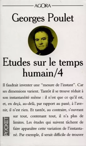 Couverture du produit · ETUDES SUR LE TEMPS HUMAIN. Tome 4, Mesure de l'instant