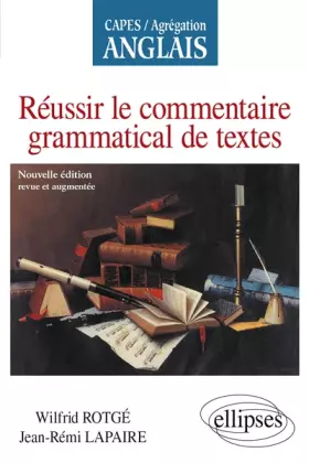 Couverture du produit · Réussir le Commentaire Grammatical de Textes CAPES-AGREG Anglais