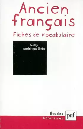 Couverture du produit · Ancien français : Fiches de vocabulaire