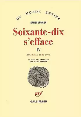 Couverture du produit · Soixante-dix s'efface, tome 4 : Journal 1986 -1990