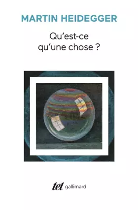 Couverture du produit · Qu'est-ce qu'une chose ?