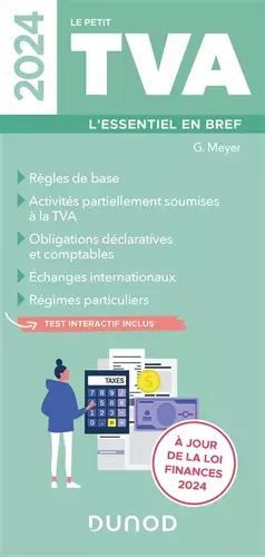 Couverture du produit · Le petit TVA 2024: L'essentiel en bref