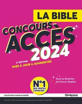 Couverture du produit · La bible du concours ACCES: 2024