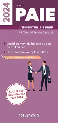 Couverture du produit · Le petit Paie 2024: L'essentiel en bref