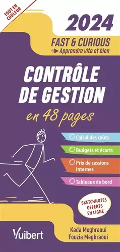 Couverture du produit · Fast & Curious Contrôle de gestion 2024: Apprendre vite et bien