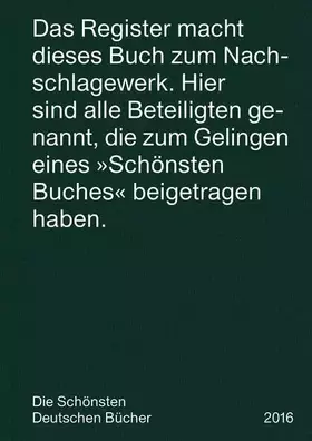 Couverture du produit · Die Schönsten deutschen Bücher 2016