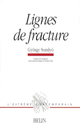 Couverture du produit · Lignes de fracture