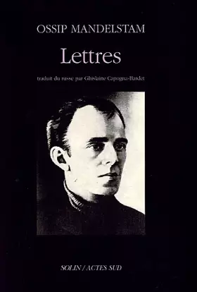 Couverture du produit · Lettres