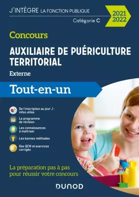 Couverture du produit · Concours Auxiliaire de puériculture territorial 2021-2022 - Tout-en-un: Tout-en-un (2021-2022)