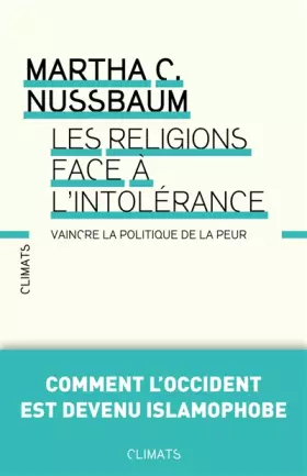 Couverture du produit · Les religions face à l'intolérance : Vaincre la politique de la peur
