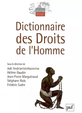 Couverture du produit · Dictionnaire des droits de l'homme