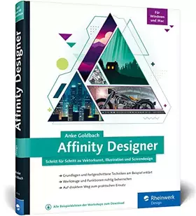 Couverture du produit · Affinity Designer: Schritt für Schritt zu Vektorkunst, Illustration und Screendesign – für Mac und Windows