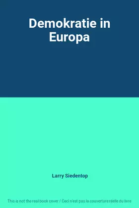 Couverture du produit · Demokratie in Europa
