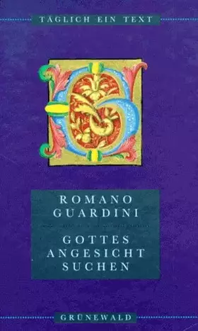 Couverture du produit · Gottes Angesicht suchen