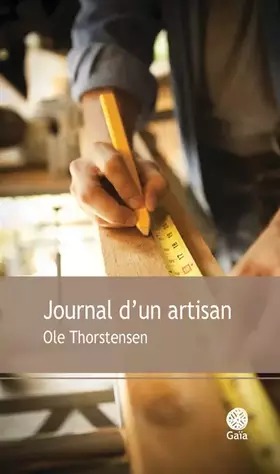 Couverture du produit · Journal d'un artisan