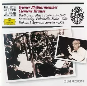 Couverture du produit · Missa Solemnis – 1940 / Pulcinella-Suite – 1952 / L’Apprenti Sorcier – 1953