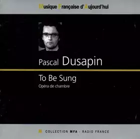 Couverture du produit · To Be Sung