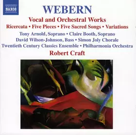 Couverture du produit · Vocal And Orchestral Works (Ricercata • Five Pieces • Five Sacred Songs • Variations)