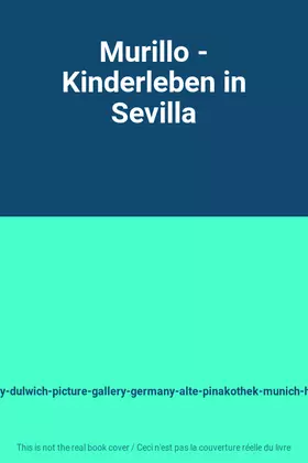 Couverture du produit · Murillo - Kinderleben in Sevilla