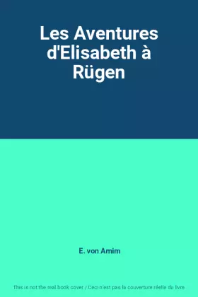 Couverture du produit · Les Aventures d'Elisabeth à Rügen