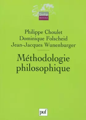 Couverture du produit · Méthodologie philosophique