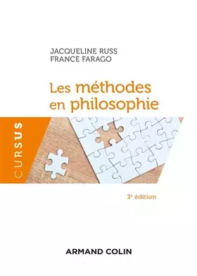 Couverture du produit · Les méthodes en philosophie - 3e éd.