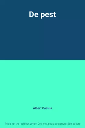 Couverture du produit · De pest