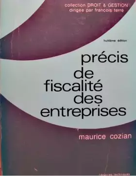 Couverture du produit · Précis de fiscalité des entreprises (Droit et gestion)