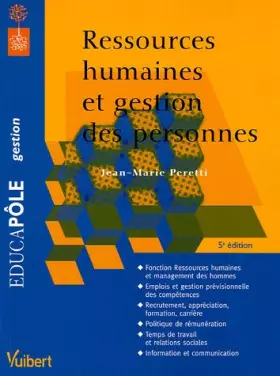 Couverture du produit · Ressources humaines et gestion des personnes