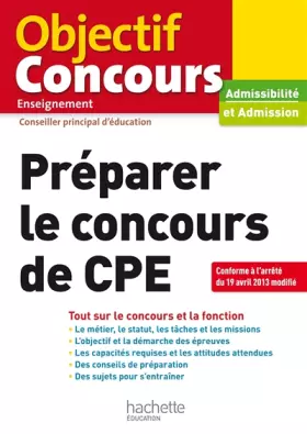 Couverture du produit · Préparer Le Concours De CPE